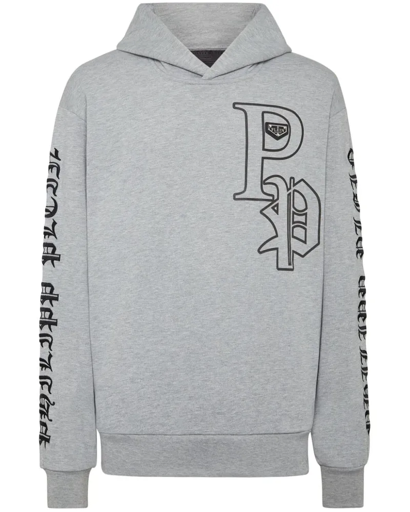 Philipp Plein Gothic Plein Hoodie - Grau Grau