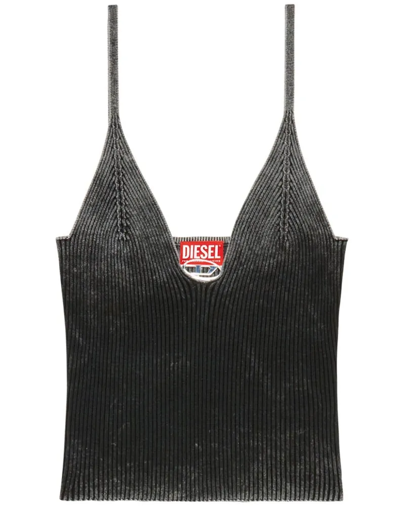 Diesel M-Laila Tanktop aus Bio-Baumwolle - Schwarz Schwarz