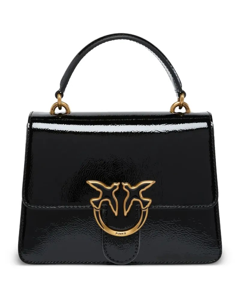 Pinko Love Birds Mini-Tasche - Schwarz Schwarz