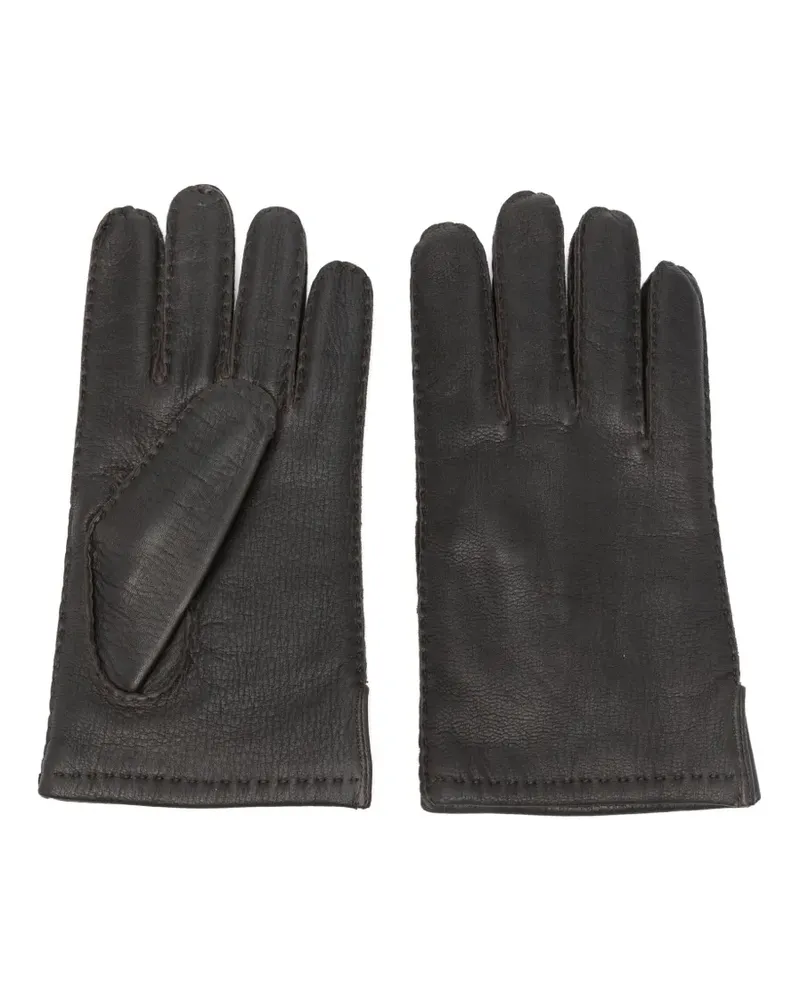 Orciani Handschuhe aus Leder - Braun Braun