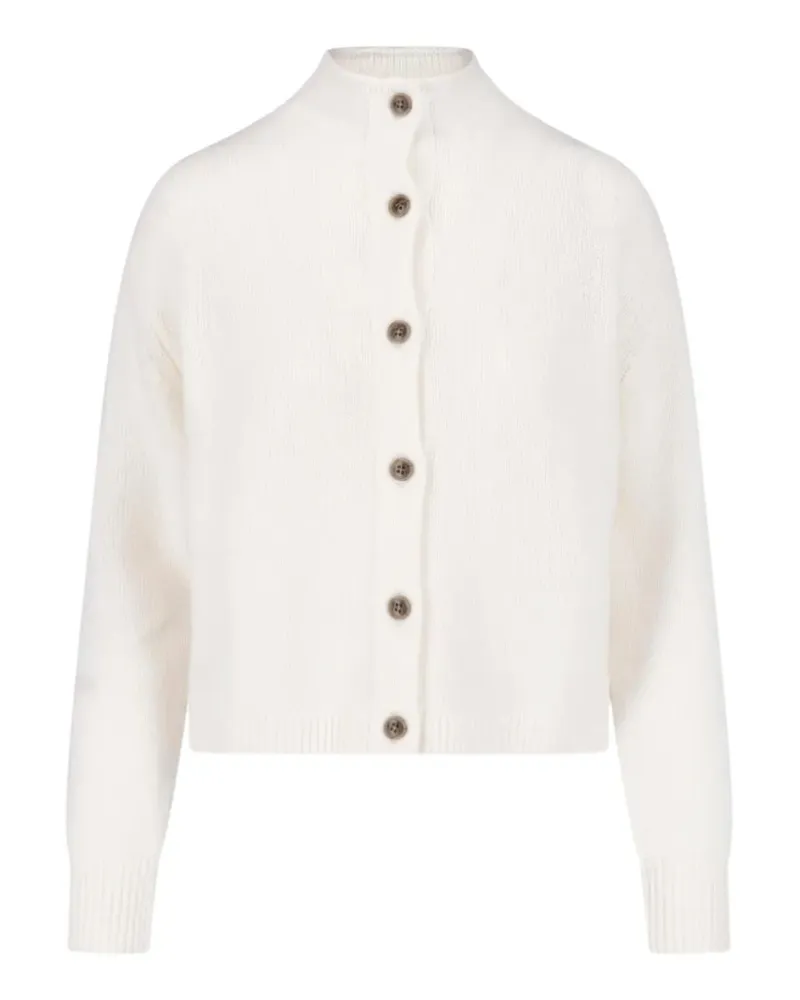 Lisa Yang Geknöpfter Cardigan - Weiß Weiß