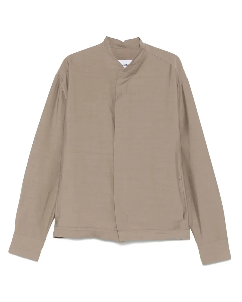 Costumein Base Hemd - Grau Grau