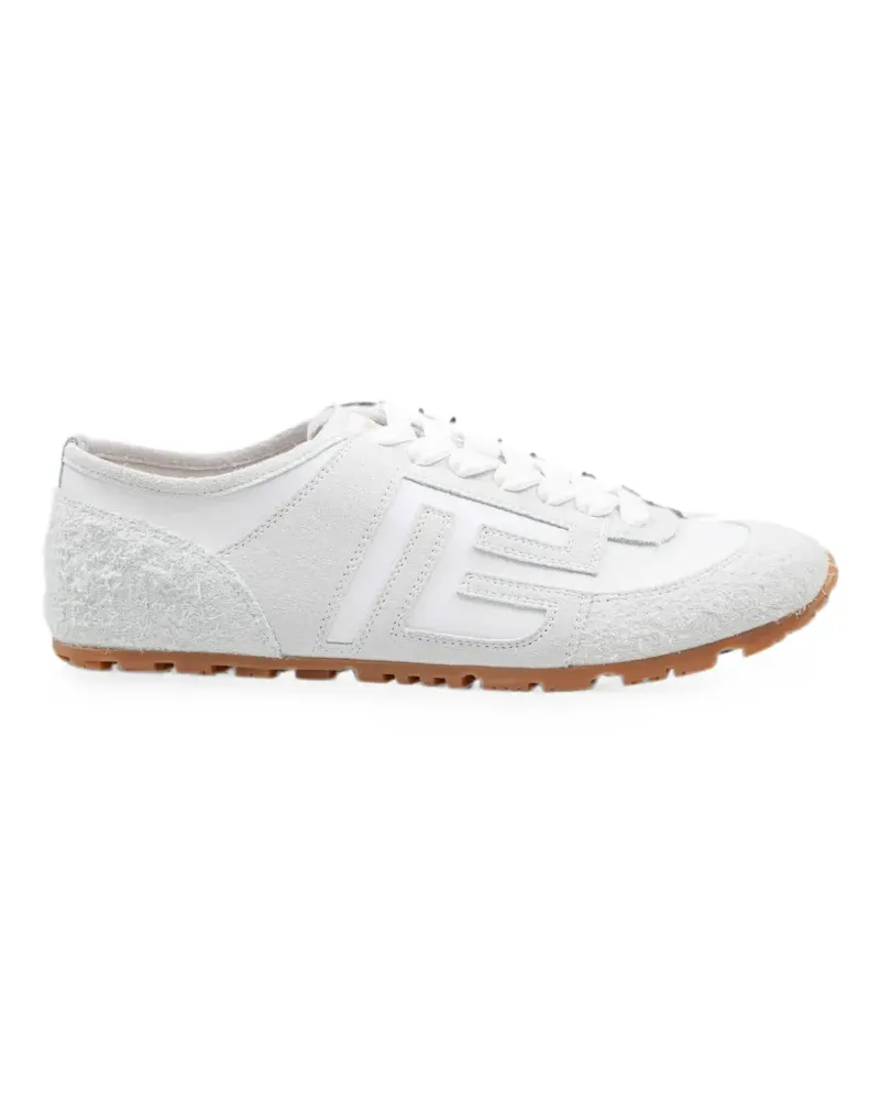 Balmain Racer 45 logo-patch sneakers - Weiß Weiß
