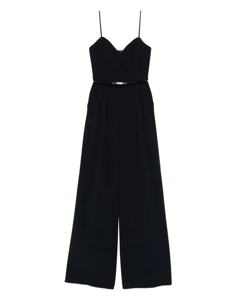 Max Mara Jumpsuit mit Gürtel - Blau Blau