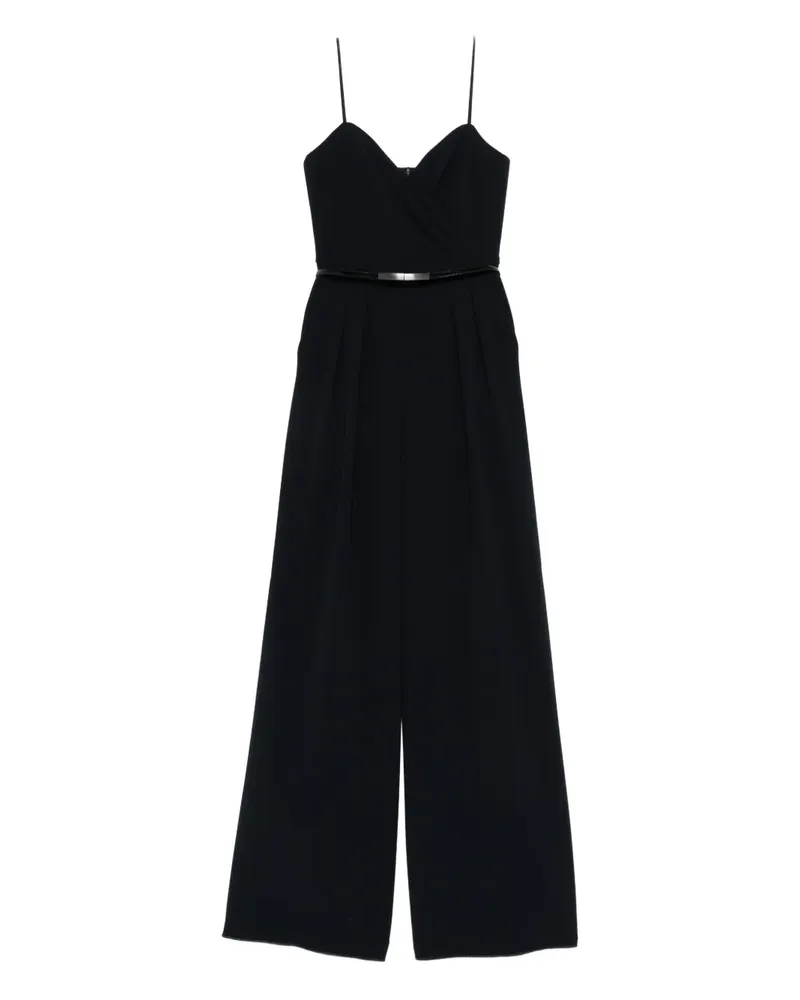 Max Mara Jumpsuit mit Gürtel - Blau Blau