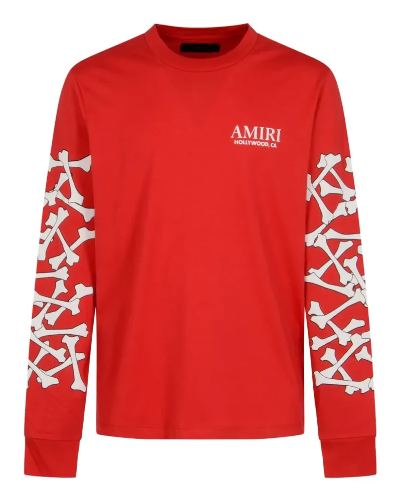 Amiri Sweatshirt mit Print-Ärmeln - Rot Rot