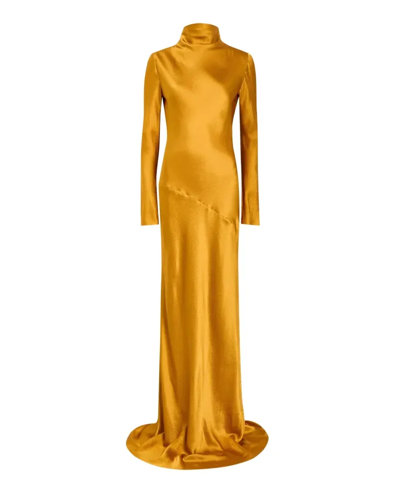 TOVE Langärmeliges Maxikleid - Gold Gold