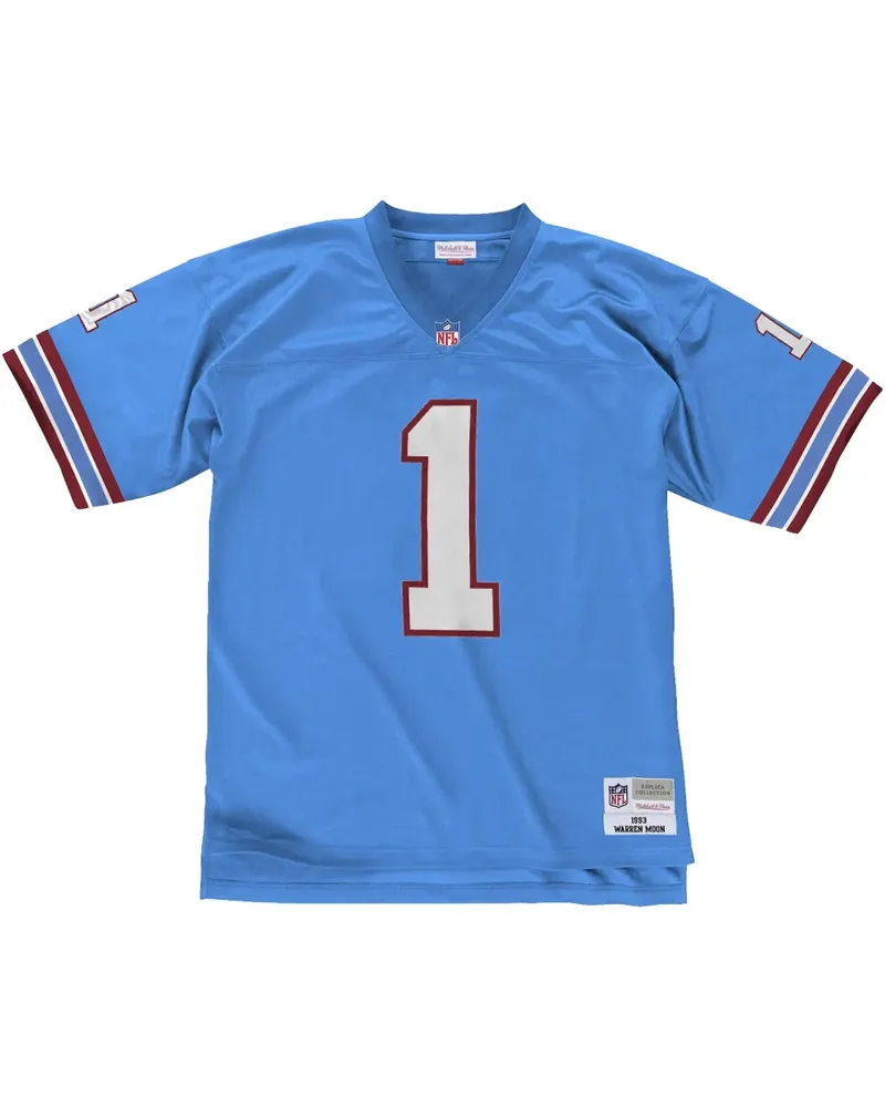 Mitchell & Ness NFL Legacy "Houston Oilers 93 Warren Moon" Trikot - Blau Blau
