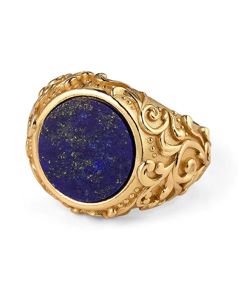 Emanuele Bicocchi Chevalier Ring mit Stein - Gold Gold
