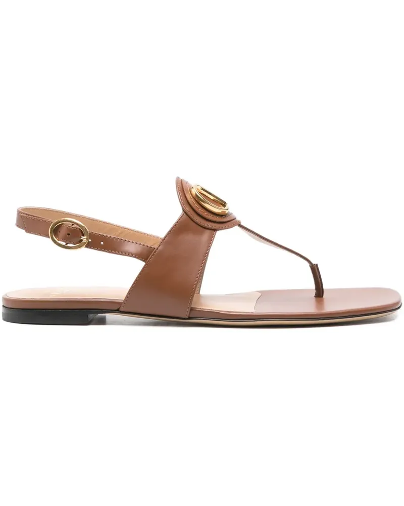Valentino Garavani VLogo Slingback-Sandalen - Braun Braun