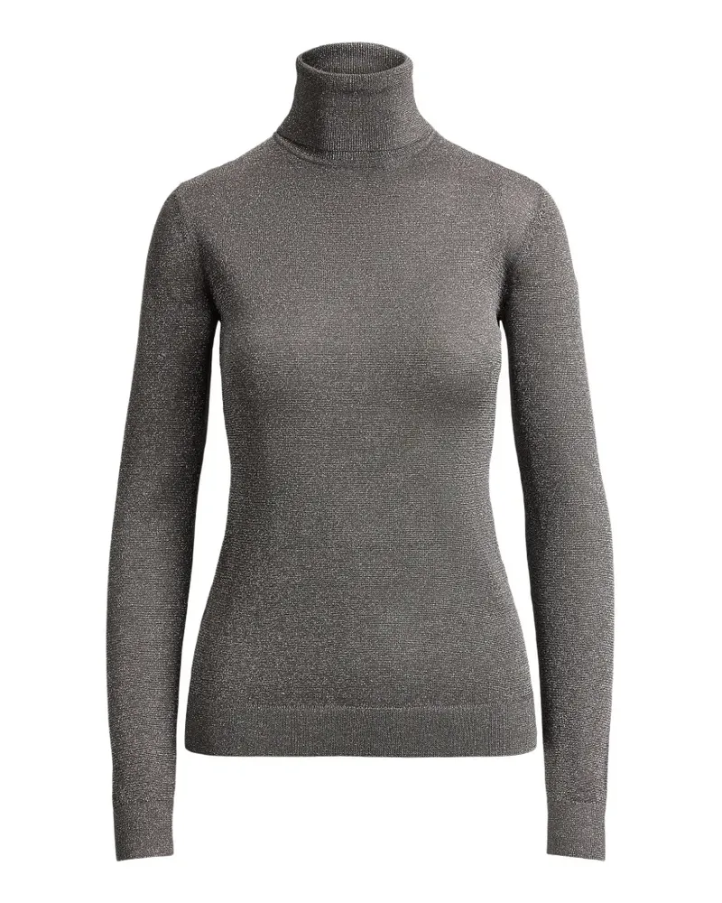 Ralph Lauren metallic-effect roll-neck sweater - Grau Grau