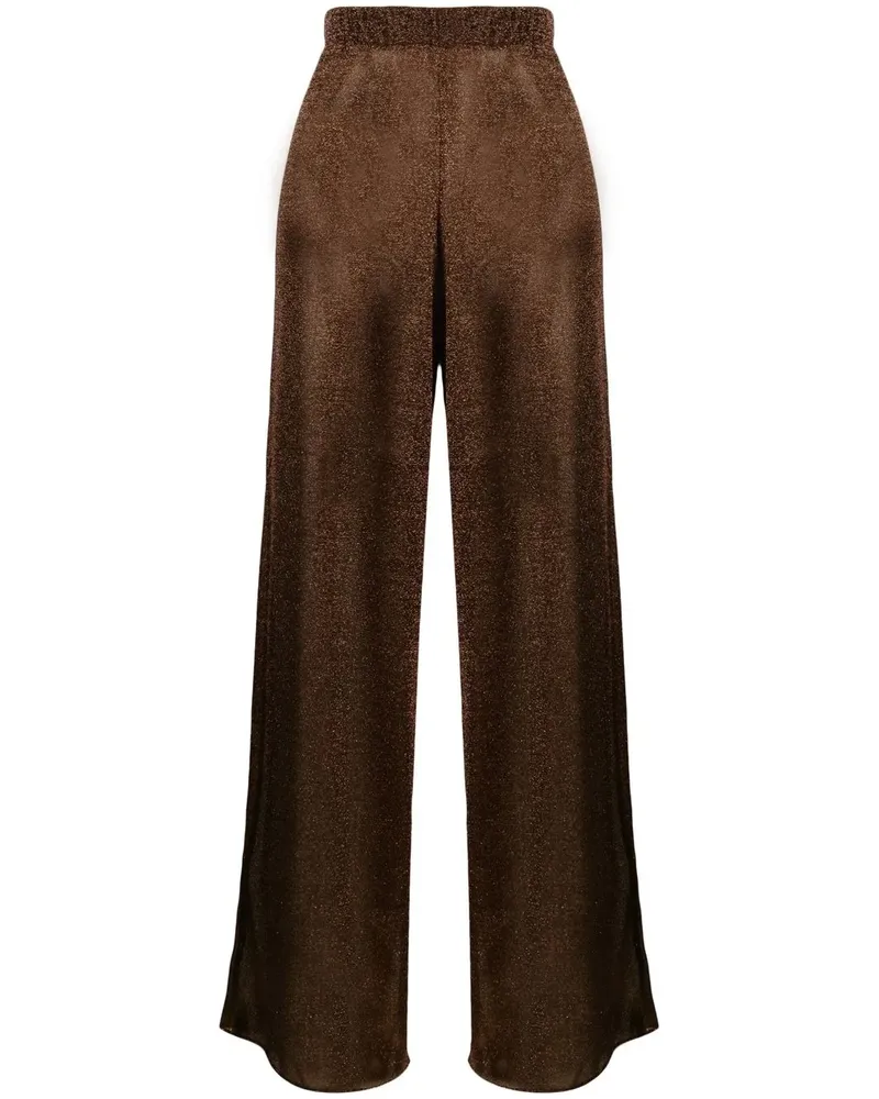 Oséree Hose mit hohem Bund - Braun Braun