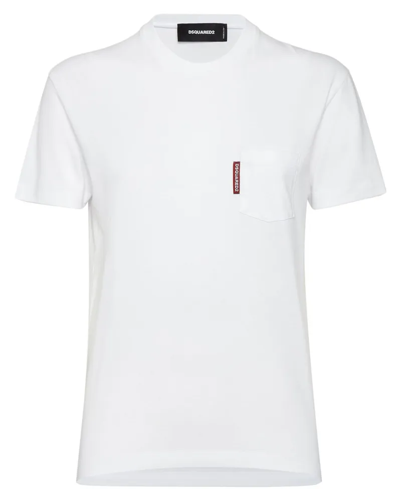 Dsquared2 Just Right Fit Label T-Shirt - Weiß Weiß