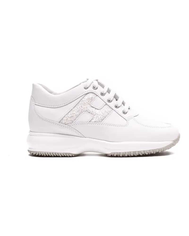 Hogan logo round-toe sneakers - Weiß Weiß