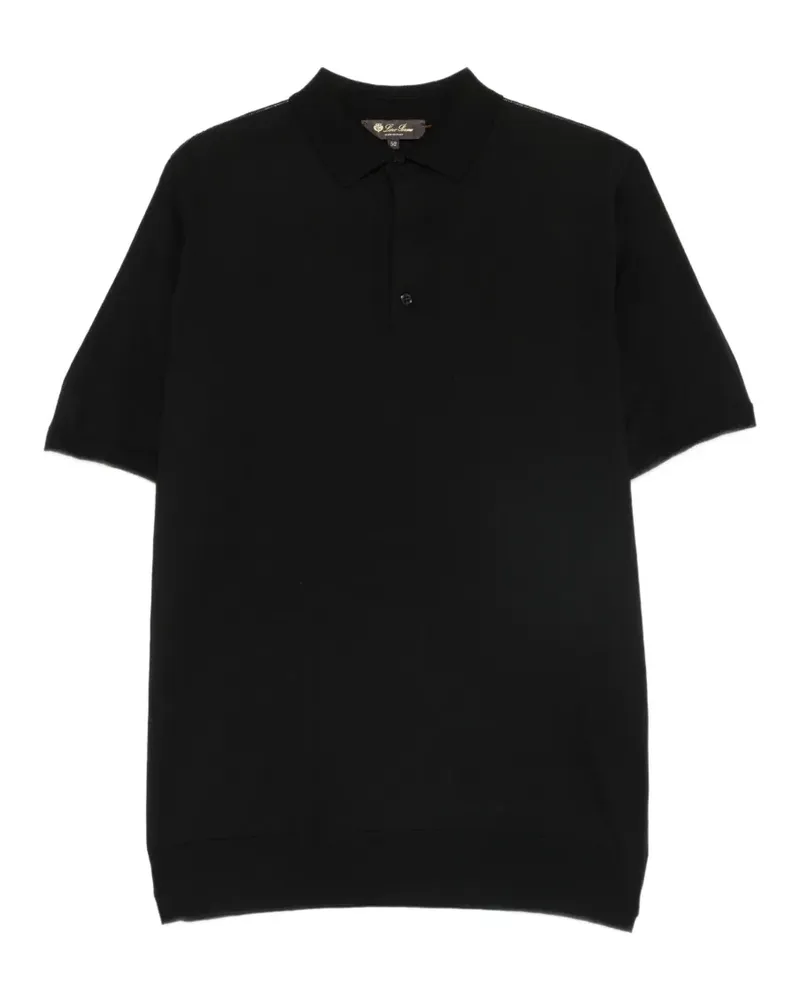 Loro Piana short-sleeved polo shirt - Schwarz Schwarz