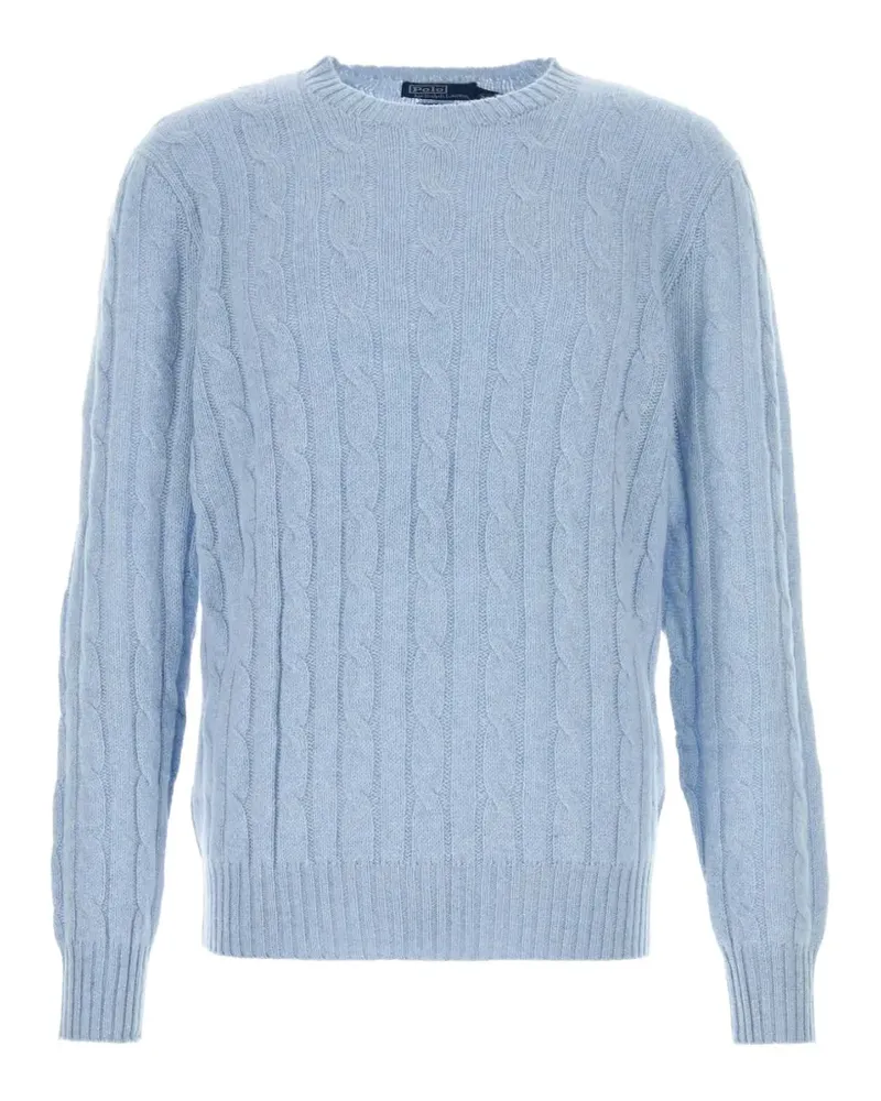 Ralph Lauren cable-knit cashmere sweater - Blau Blau