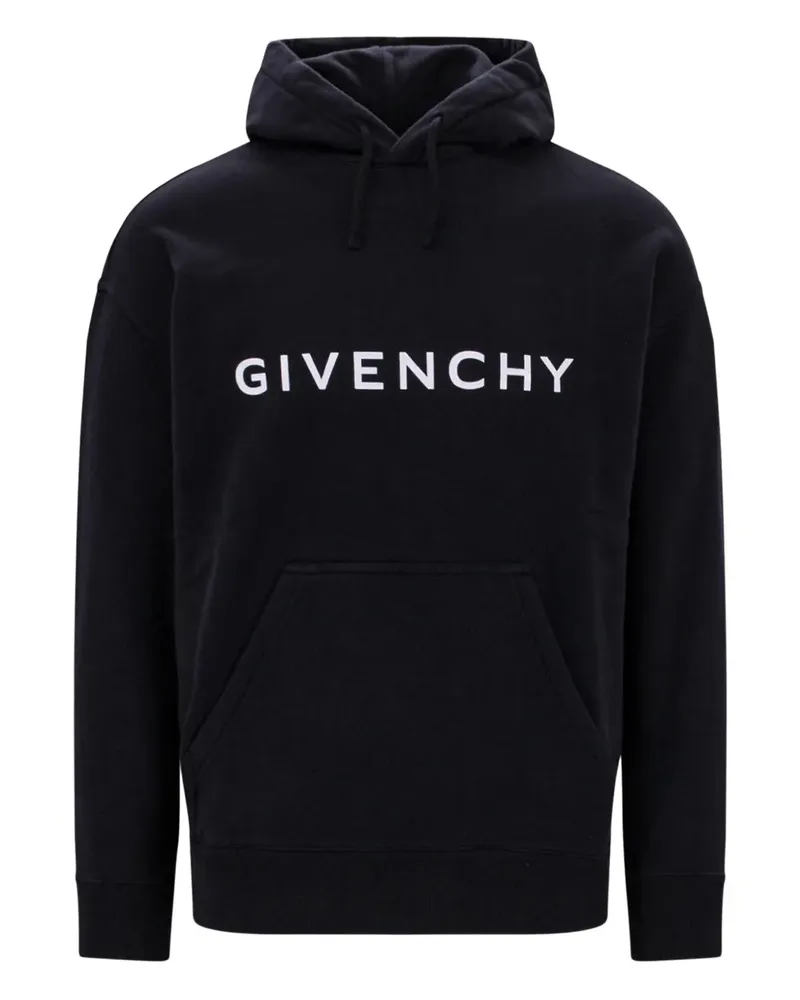 Givenchy Hoodie mit Logo-Print - Schwarz Schwarz