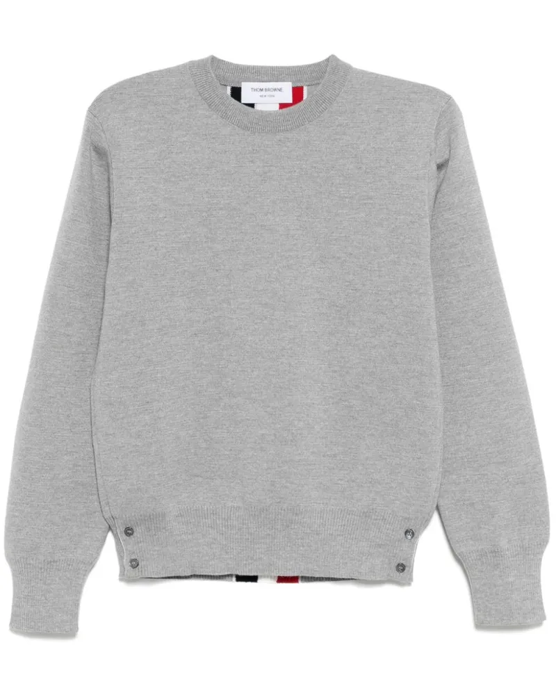 Thom Browne Pullover mit Rundhalsausschnitt - Grau Grau