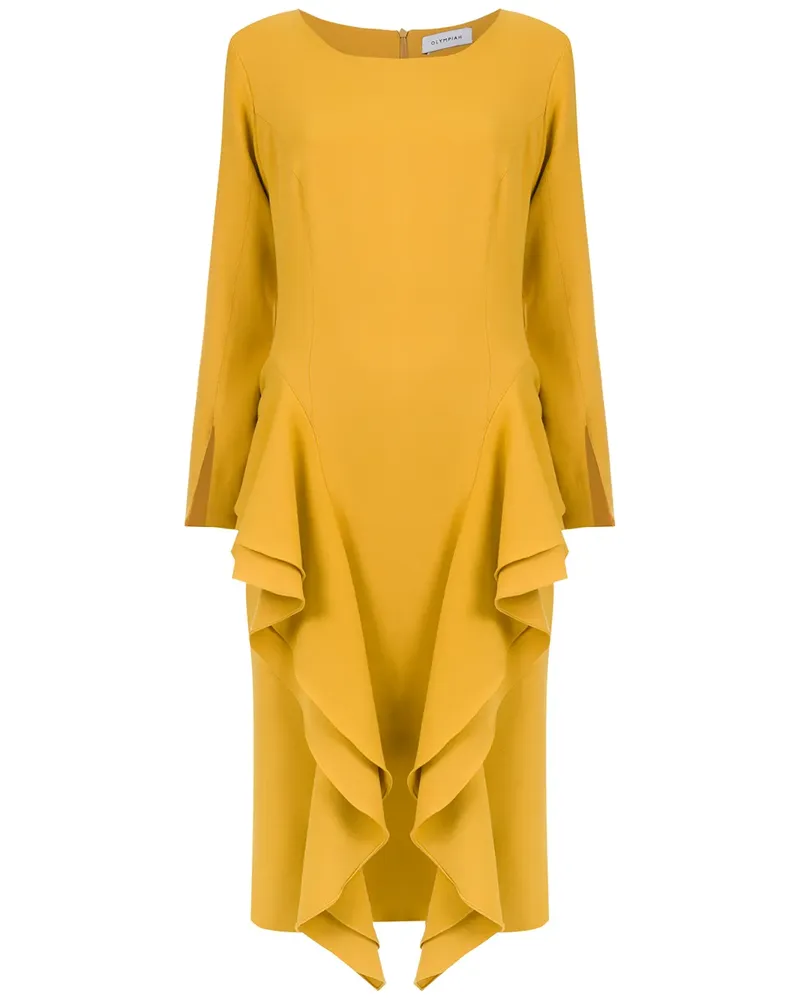 OLYMPIAH Chipre' Midikleid - Gelb Gelb