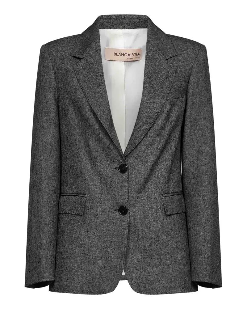 Blanca Einreihiger Blazer - Grau Grau