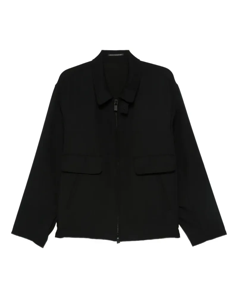Yohji Yamamoto Klassische Hemdjacke - Schwarz Schwarz