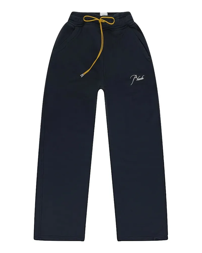 RHUDE drawstring sweatpants - Blau Blau