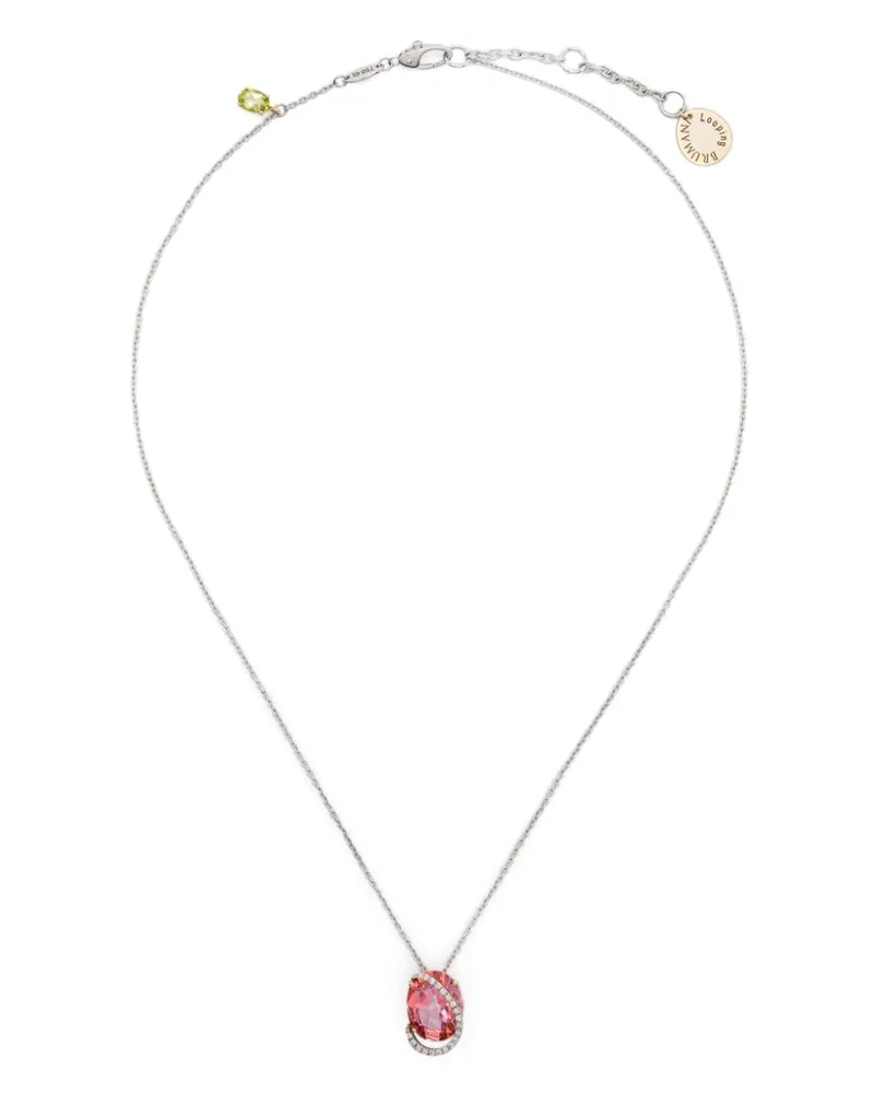 BRUMANI 18kt Weißgoldarmband mit Schmucksteinen - Silber Silber