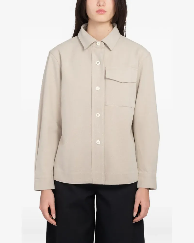 Margaret Howell MHL. pocket shirt - Nude Nude