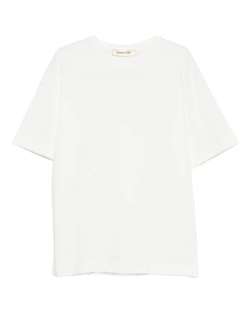 NINEMINUTES Club T-Shirt - Weiß Weiß