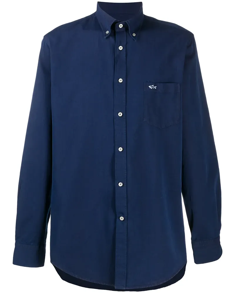Paul & Shark Button-down-Hemd - Blau Blau