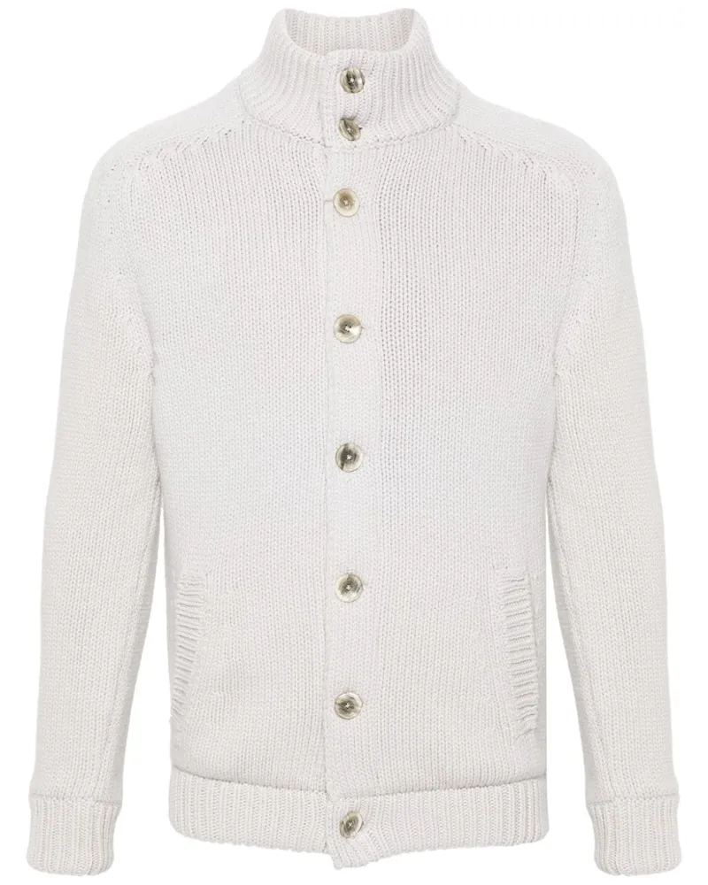 Herno Resort Cardigan aus Wolle - Grau Grau