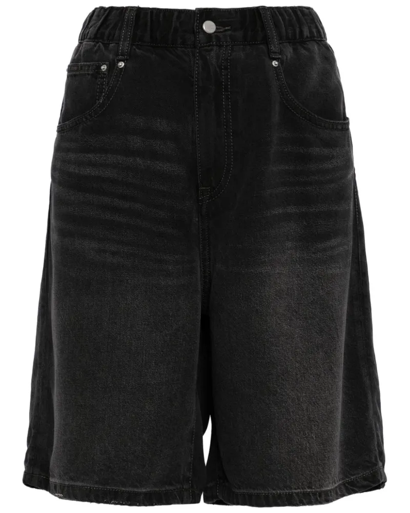 JNBY Boyfriend-Shorts aus Denim Schwarz