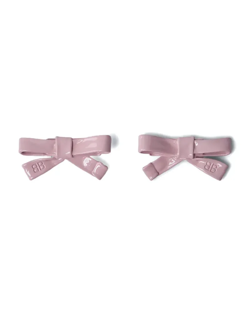 Balenciaga bow-motif earrings - Rosa Rosa