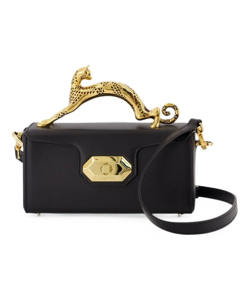 Lanvin Pencil Cat clutch bag - Schwarz Schwarz