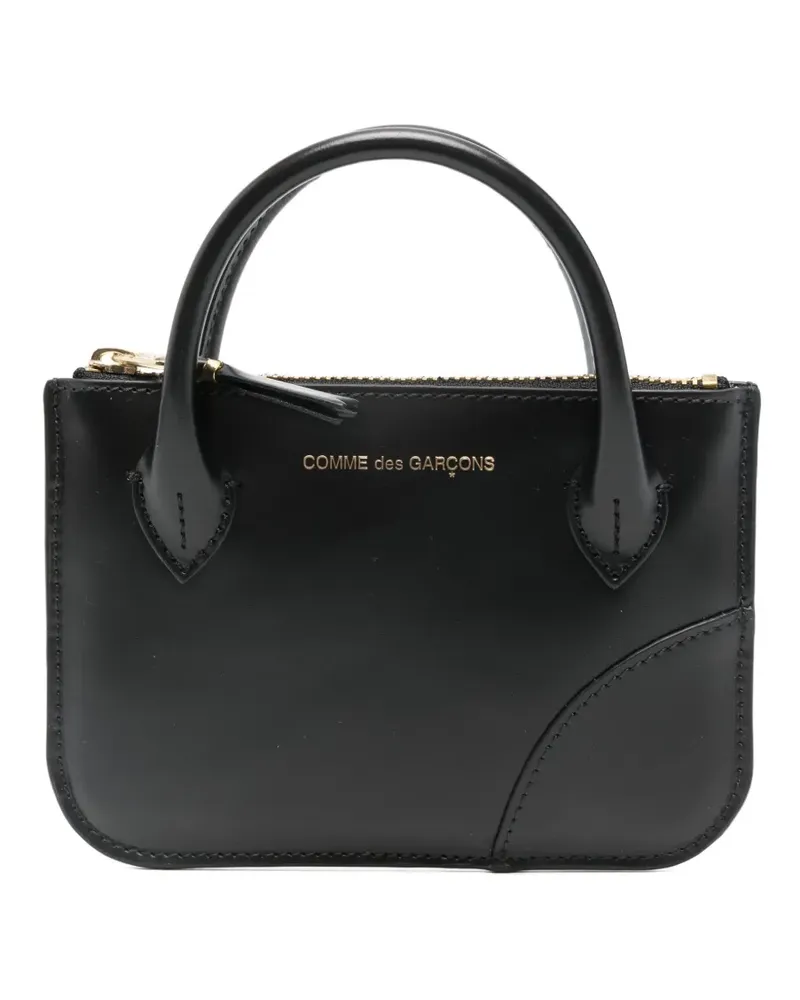 Comme des Garçons Klassisches Portemonnaie - Schwarz Schwarz