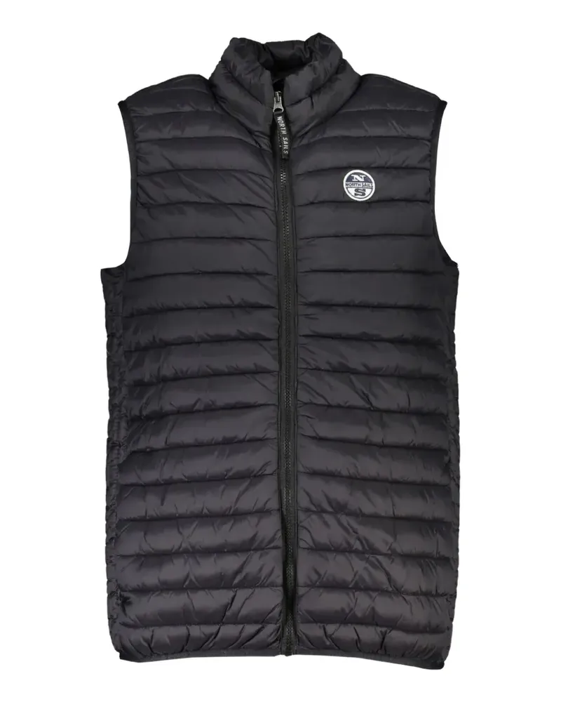 North Sails quilted sleeveless jacket - Schwarz Schwarz