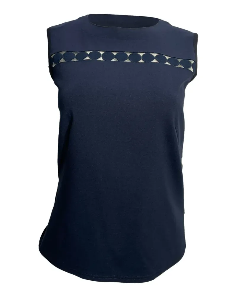 Akris crew-neck top - Blau Blau