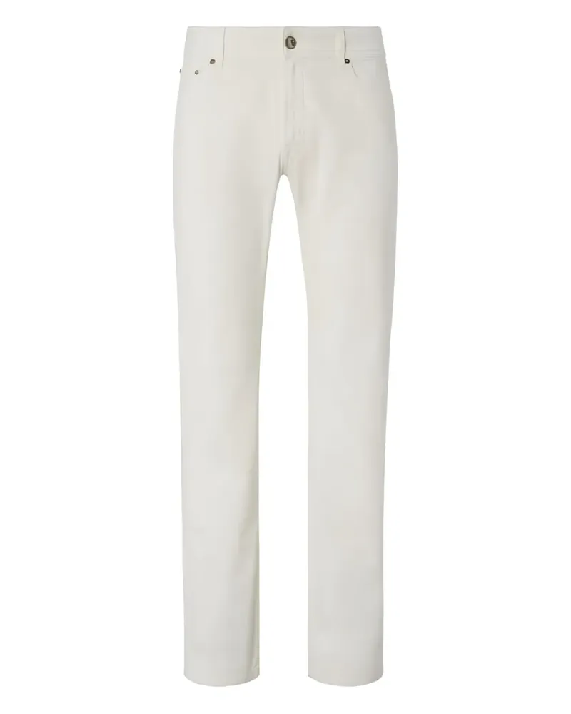 Corneliani Gefärbte Jeans - Weiß Weiß