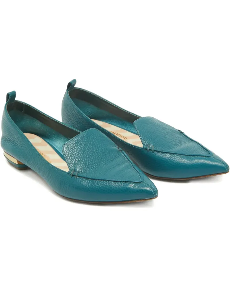 Nicholas Kirkwood Spitze Loafer - Blau Blau