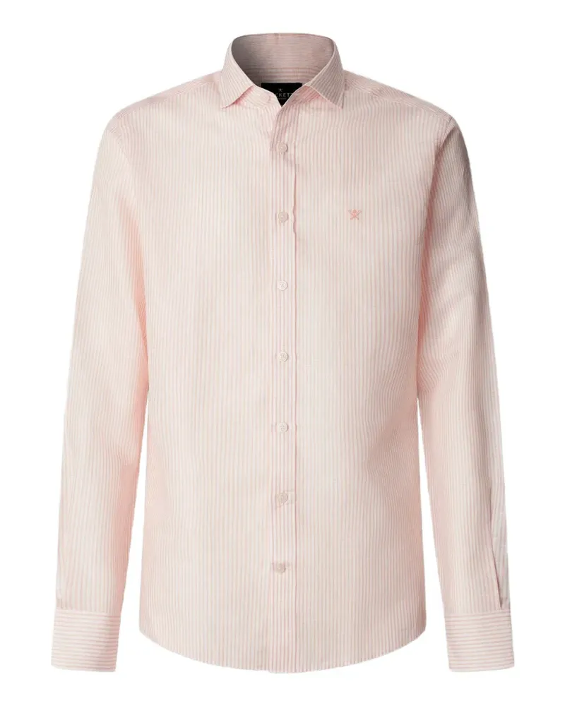 Hackett Klassisches Hemd mit Bengal-Streifen - Rosa Rosa