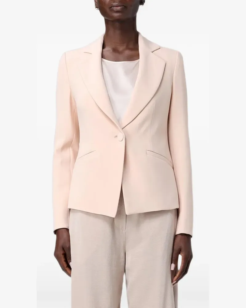 Emporio Armani Einreihiger Blazer - Nude Nude
