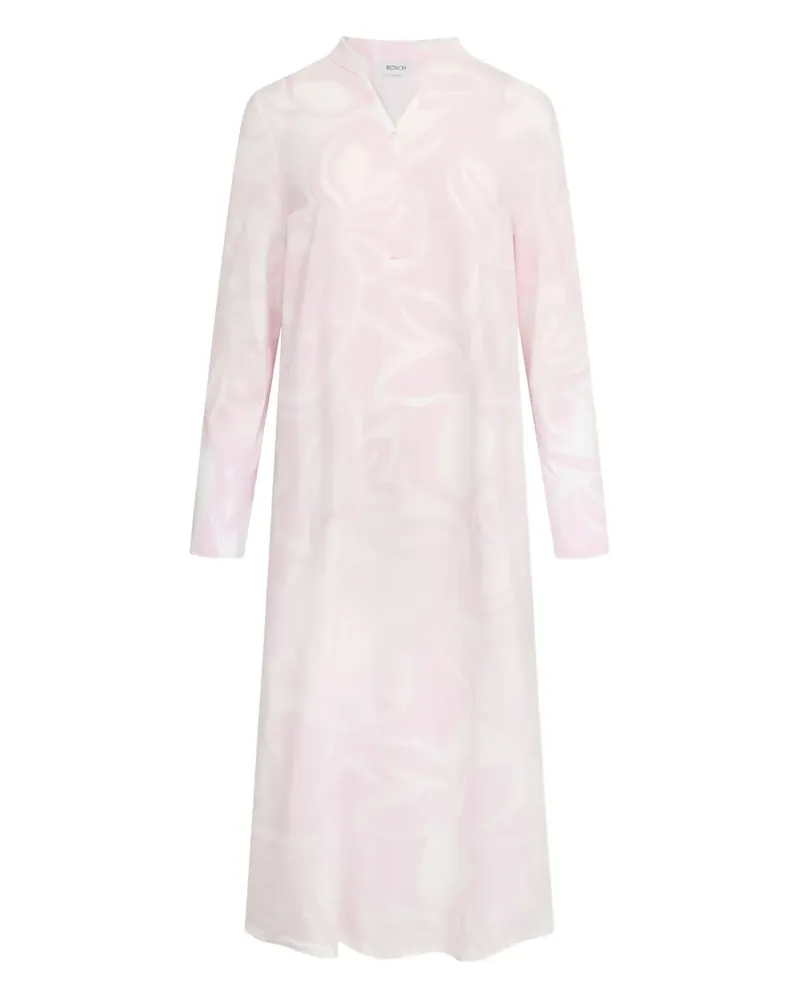 Rochas v-neck floral nightdress - Rosa Rosa
