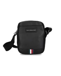 Tommy Hilfiger Kuriertasche mit Logo-Applikation Schwarz