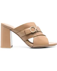 Calvin Klein Mules mit Logo-Schild 95mm Nude