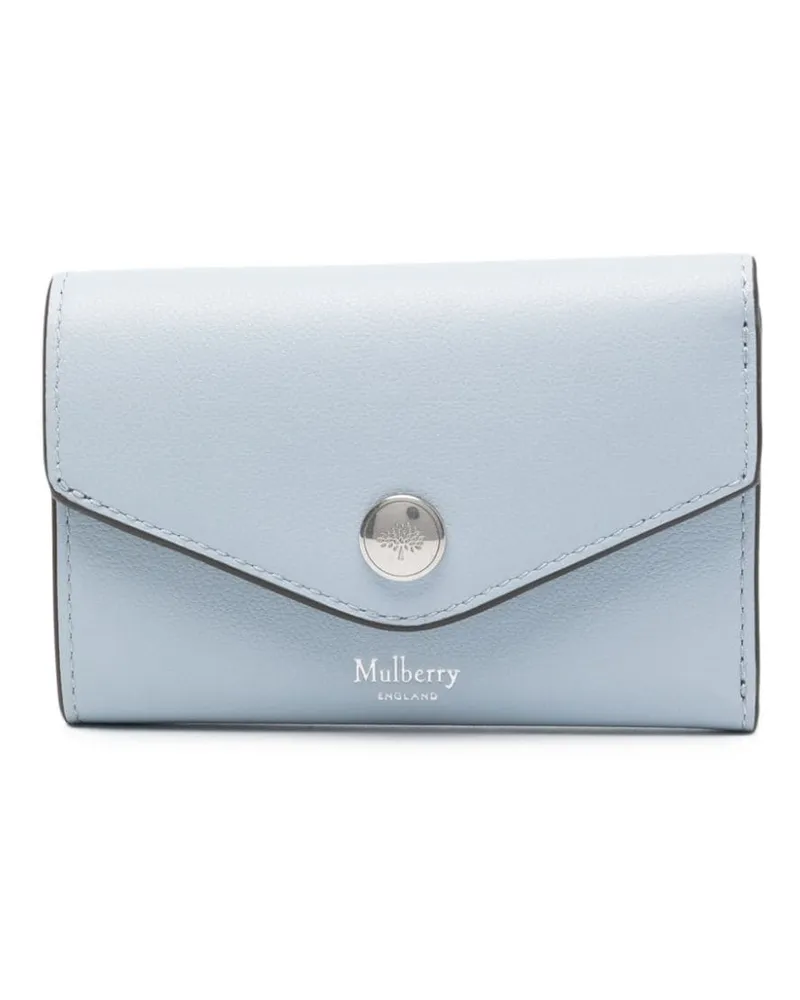 Mulberry Portemonnaie mit Logo-Stempel Blau