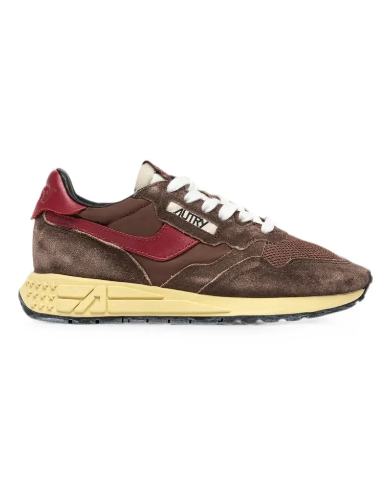 AUTRY Reelwind Sneakers mit Logo-Patch - Braun Braun