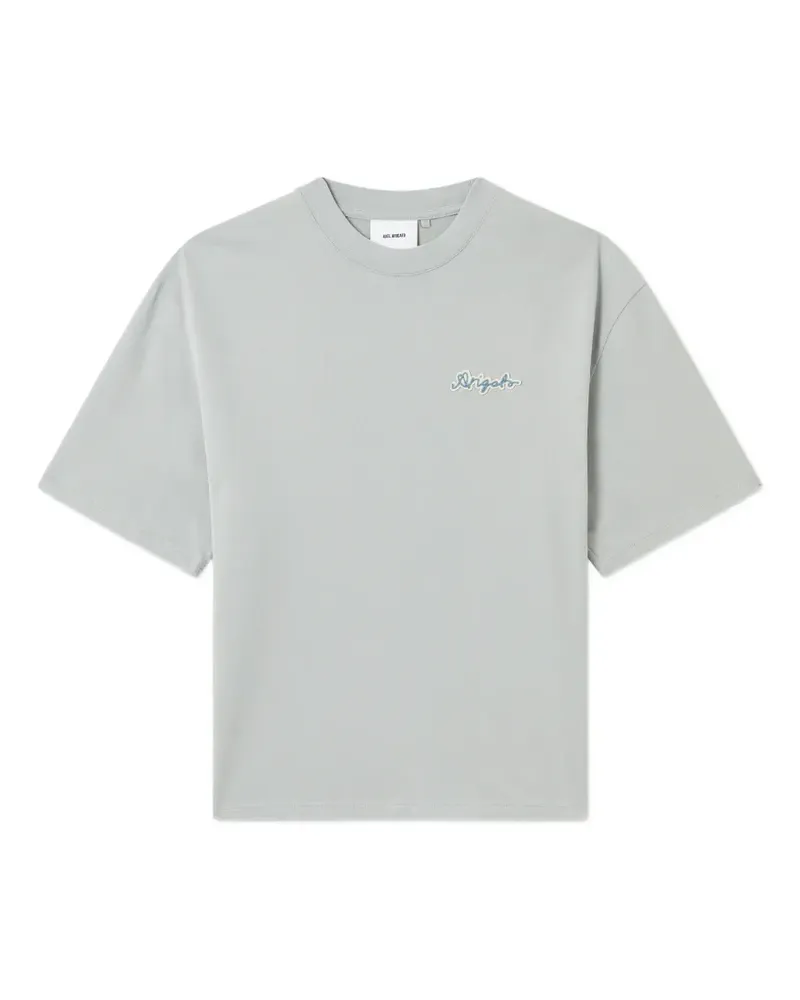 Axel Arigato T-Shirt mit Logo-Stickerei - Blau Blau