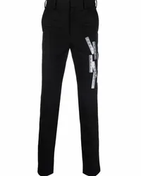 Doublet Hose mit geradem Bein Schwarz