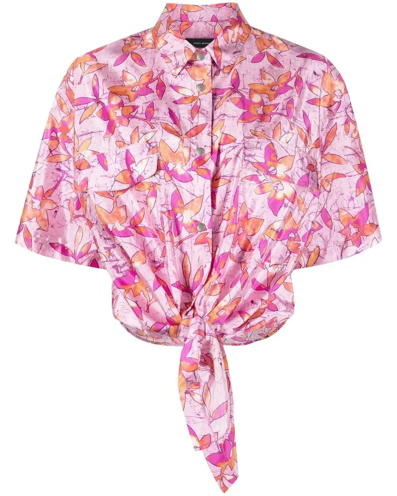 Isabel Marant Hemd mit Blumen-Print - Rosa Rosa