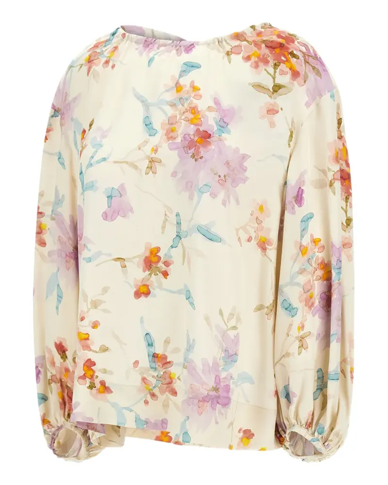 Herno floral-print blouse - Nude Nude